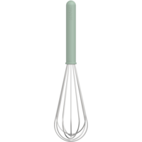 Mepal Chef It batidor de acero inoxidable de polipropileno con mango ergon&oacute;mico 30 cm salvia n&oacute;rdica