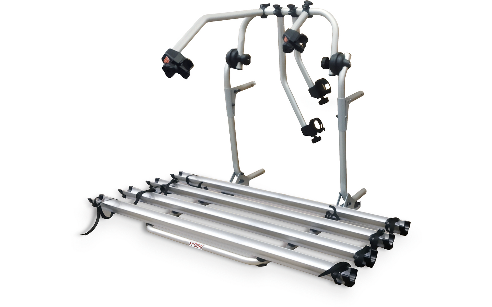 Produktbild Fabbri Bici OK Compatto Camper 4 Fahrradtr&auml;ger Heckmontage f&uuml;r 4 Fahrr&auml;der aluminium 1
