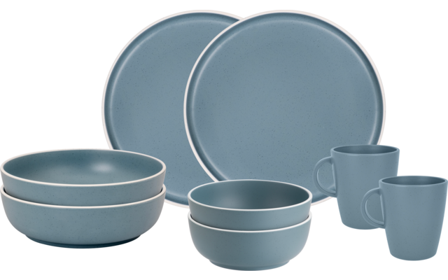 Image du produit Brunner T&ecirc;te-&agrave;-t&ecirc;te Dolomit Melamin Geschirrset Antirutsch, BPA-frei und bruchunempfindlich 8-teilig 1