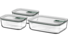 329512 186466 - Mepal EasyClip Glas Frischhaltedosen Set 3-teilig