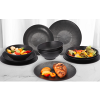 Camplife Izma RPET tableware set 12 pcs. black