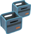 Berger Faltbox Milo mini 2er-Set blau/schwarz