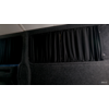 Kiravans Set di tendine 2 pezzi per VW T5/T6 Portellone posteriore con tergicristallo Standard nero