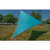 Bent awning Zip Canvas Turquoise