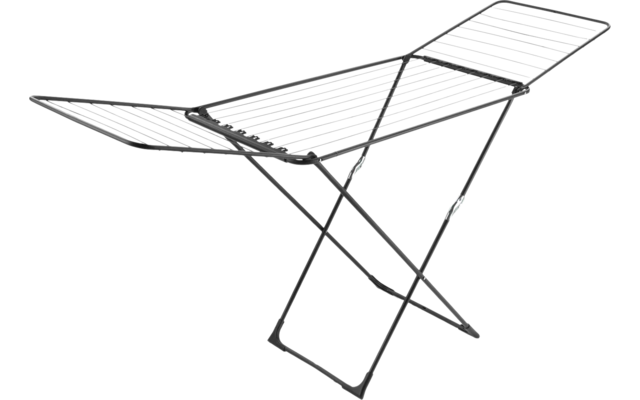 Metaltex Huracan Onyx Flügelwäschetrockner klappbar matt-schwarz