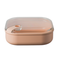 Omada niedrige Brotdose 1 Liter rosa