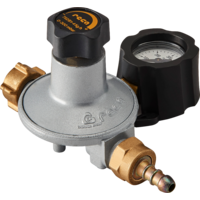 R&eacute;gulateur de basse pression r&eacute;glable Favex, type 752, avec manom&egrave;tre 0-300 mbar, 4 kg/h 
