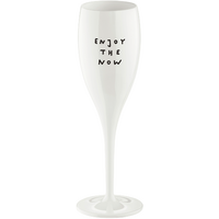 Koziol Cheers No. 1 Enjoy The Now Sektglas aus Thermoplastik 100 ml
