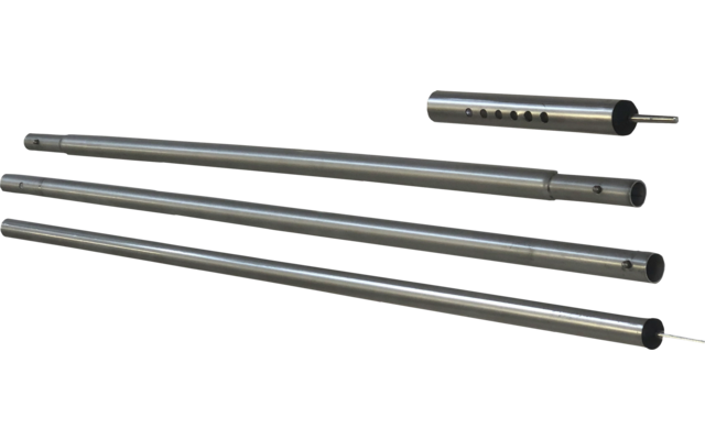 Bent aluminium lock rod 243 - 249 cm