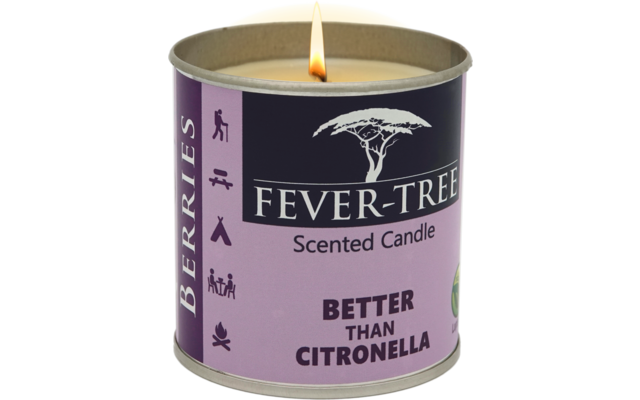 Duftkerze der Marke Ever Tree mit Aufschrift Better Than Citronella
