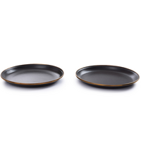Barebones salad plate 2 pieces 20,9 cm charcoal