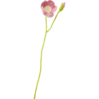 Rice Raffia Blume Rosa
