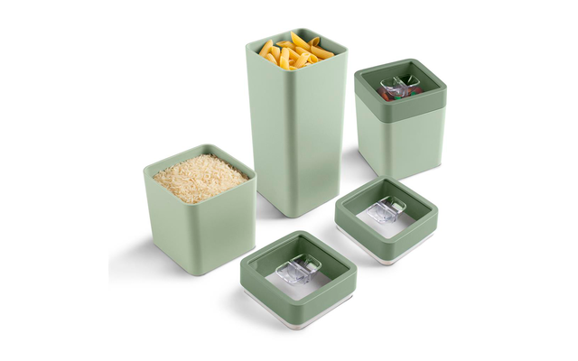 Sunware Sigma home Dry food set de 3 pièces vert foncé