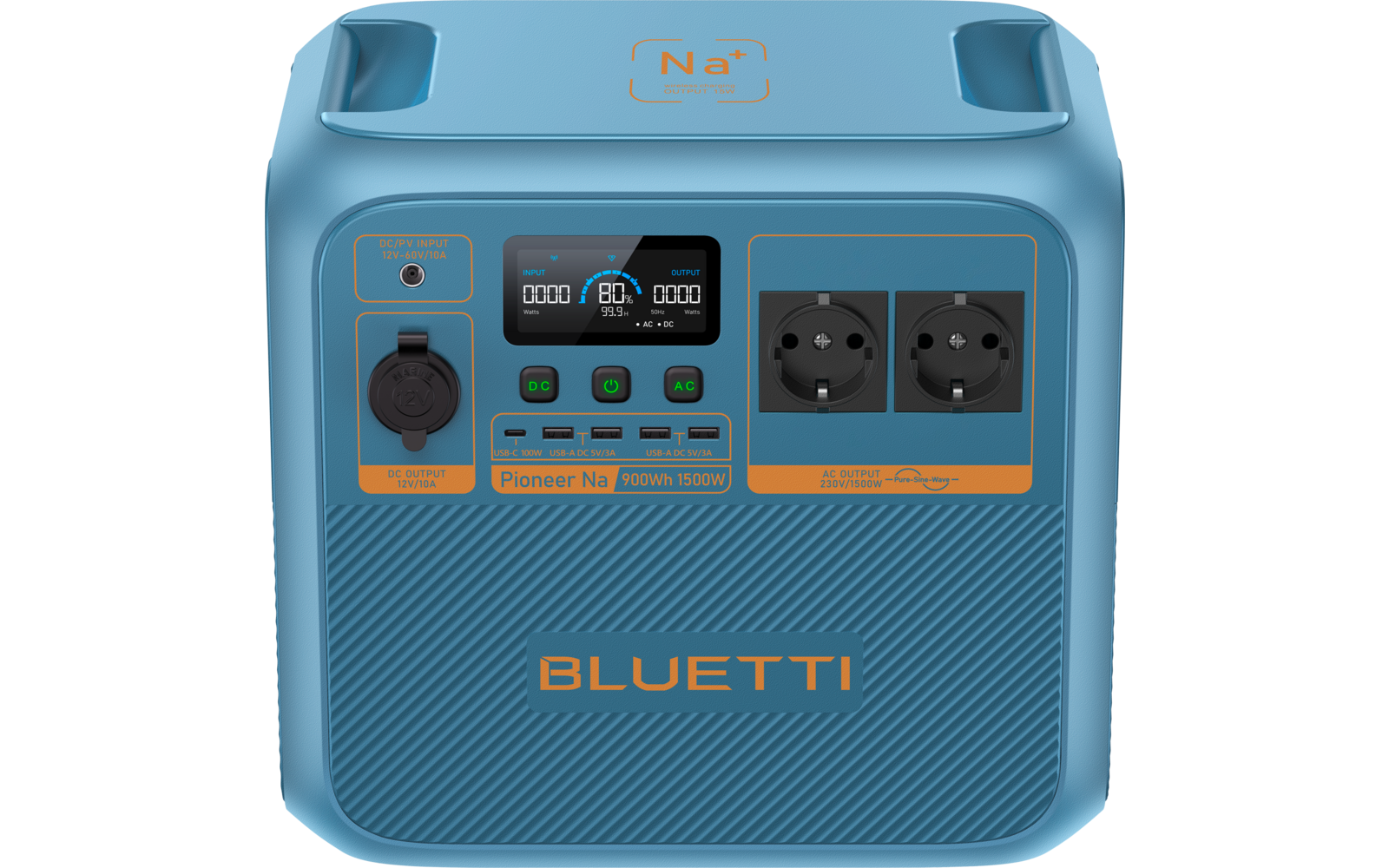Produktbild Bluetti Pioneer Na Powerstation mit Natrium-Ionen-Akku / USV-Funktion 900 Wh 1.500 W 1