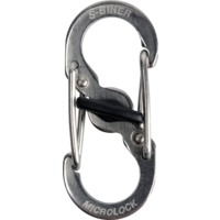 Nite Ize S-Biner MicroLock - silber, 2 St.