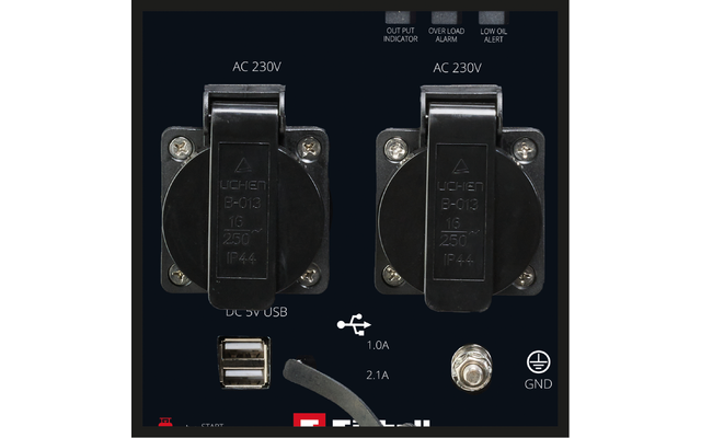 Produktbild Einhell TE-IG 1900 DF Inverter-Stromerzeuger Benzin oder Gas 1900 W 1