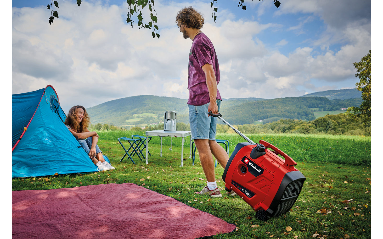 Produktbild Einhell TE-IG 1900 DF Inverter-Stromerzeuger Benzin oder Gas 1900 W 1