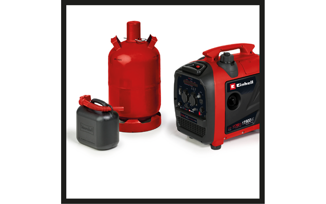 Produktbild Einhell TE-IG 1900 DF Inverter-Stromerzeuger Benzin oder Gas 1900 W 1
