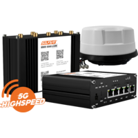 Routeur Wi-Fi MWR 5560 eSIM 5G Cat 20 jusqu'&agrave; 3,4 Gbps avec antenne panoramique incluse blanc SELFSAT