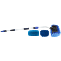 Berger Teleskopwaschbürsten Set 3-teilig Länge 130 - 180 cm