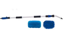 BergerWaschbuerste3tlg336770 - Berger Waschbürstenstiel mit Teleskopstange-Set, 3-tlg. 130 - 180 cm