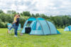 Camptime Uranus 6 Tunnelzelt hellblau für 6 Personen