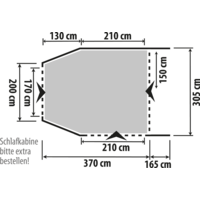 Tente arrière Liberta Air avec armature gonflable pour SUV Berger