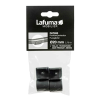 Lafuma voetbeschermers voor relaxfauteuil RT2 &Oslash; 20 mm 4 stuks antraciet
