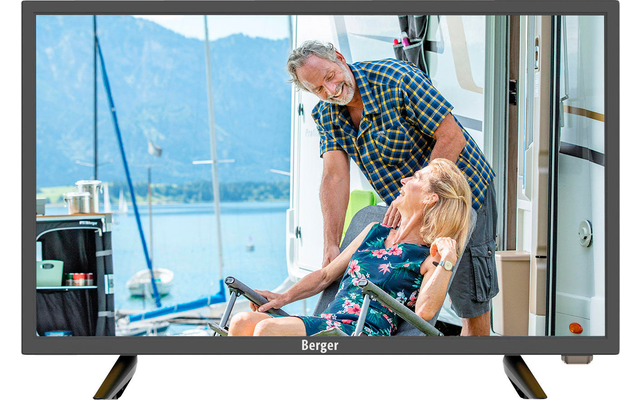 Berger Camping Smart-TV LED Fernseher mit Bluetooth 19 Zoll