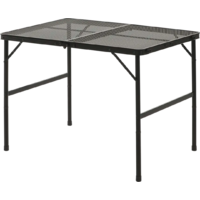 Travellife Greccio Campingtisch Klappbar Mesh Schwarz 90 x 60 cm