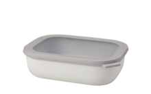 Mepal Cirqula multi bowl rectangular 2000 ml nordic white