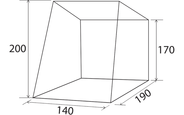Produktbild Brunner Bunker Heckzelt rahmenlos 1