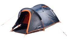 Tambu Haika Kuppelzelt für 2 Personen aus recyceltem Polyester 2.000 mm Wassersäule