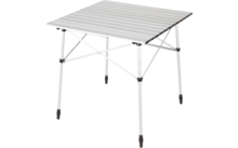 High Peak Seville aluminum camping table 70 x 70 cm silver