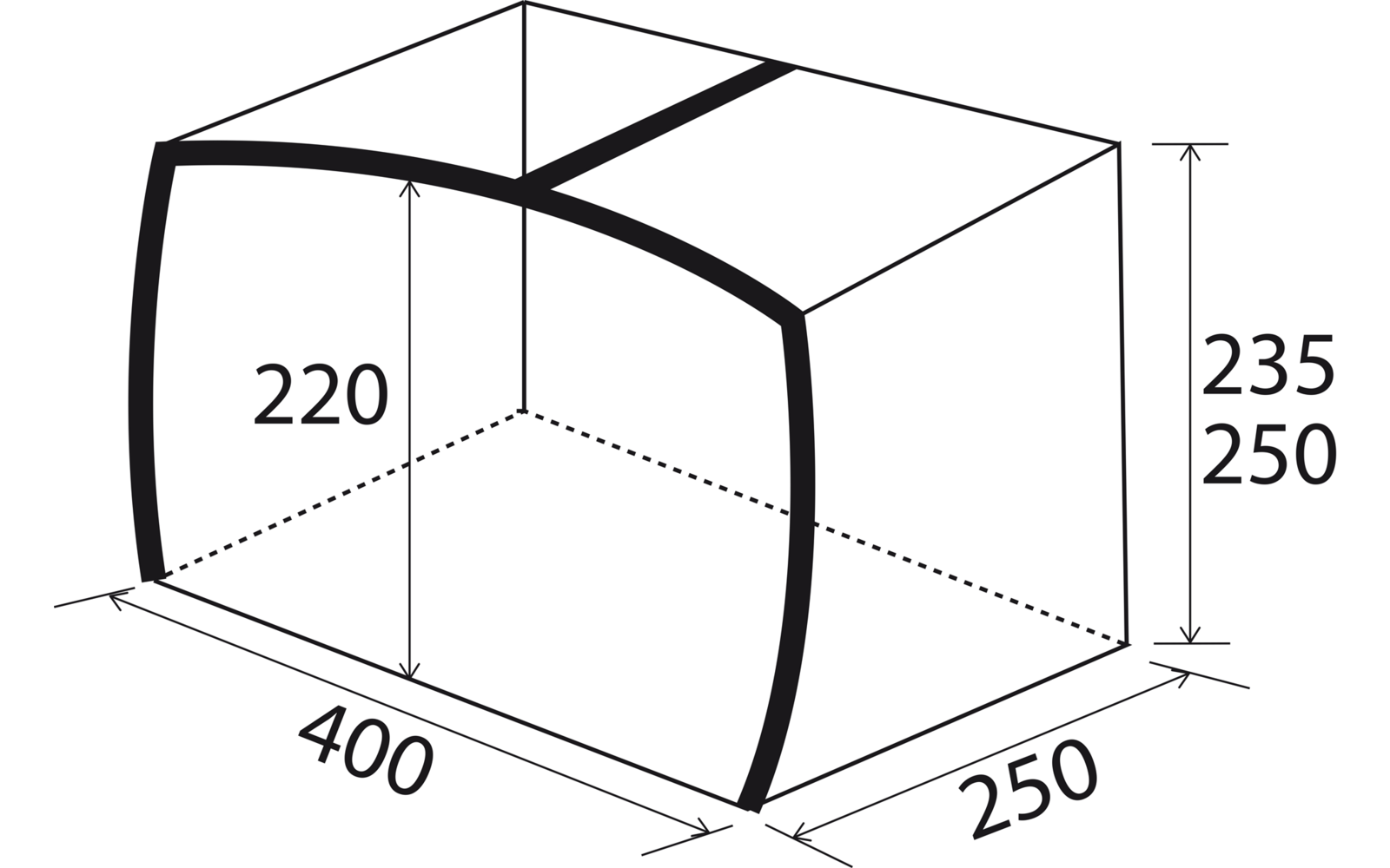 Produktbild Brunner Skia A.I.R. Tech Sonnendach aufblasbar  1