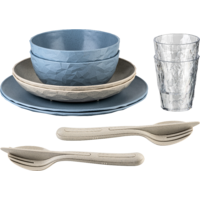 Koziol servies 10-delige Clubset Skagen nature ash grey
