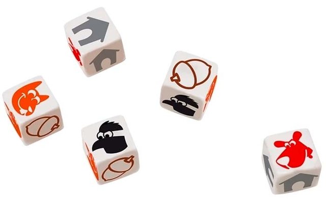 Product afbeelding Game Factory Auf die N&uuml;sse W&uuml;rfelspiel f&uuml;r 2-4 Spieler ab 8 Jahren 1