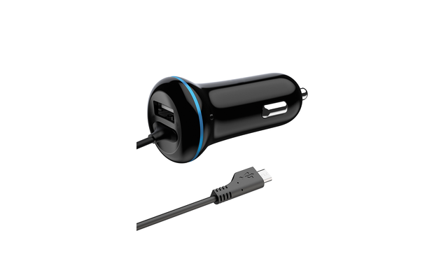 caricabatterie da auto 2GO 12/24 V Micro-USB
