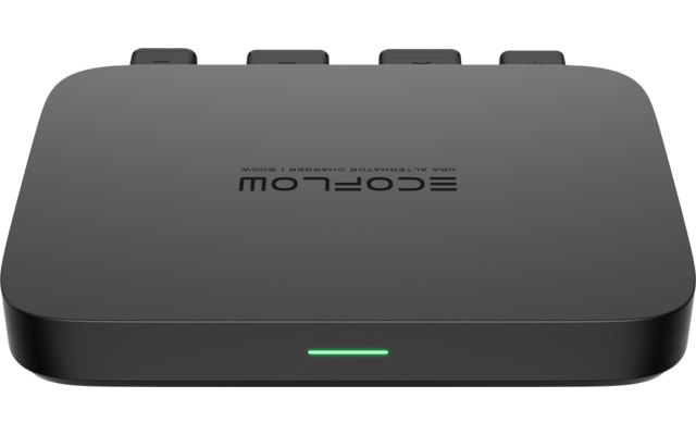 Black rectangular electronic device with rounded corners and three buttons on top