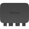 A rectangular black electronic device with rounded corners
