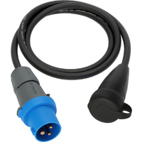 Brennenstuhl Adaptateur c&acirc;ble 1,5 m noir CEE m&acirc;le / Schuko femelle