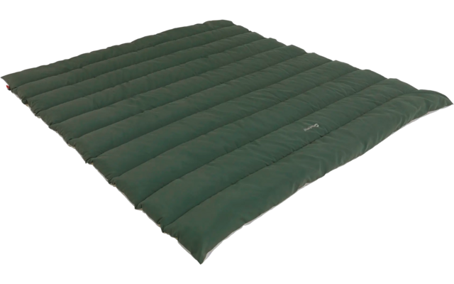 Grüne, quadratische gesteppte Matte