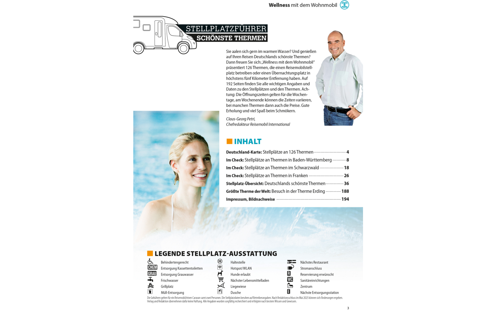 Product afbeelding Reisemobil Stellplatzf&uuml;hrer Sch&ouml;nste Thermen Wellness mit dem Wohnmobil 1