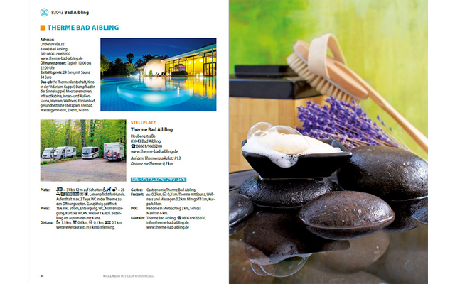 Product afbeelding Reisemobil Stellplatzf&uuml;hrer Sch&ouml;nste Thermen Wellness mit dem Wohnmobil 1