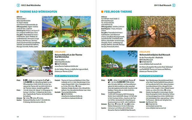 Product afbeelding Reisemobil Stellplatzf&uuml;hrer Sch&ouml;nste Thermen Wellness mit dem Wohnmobil 1