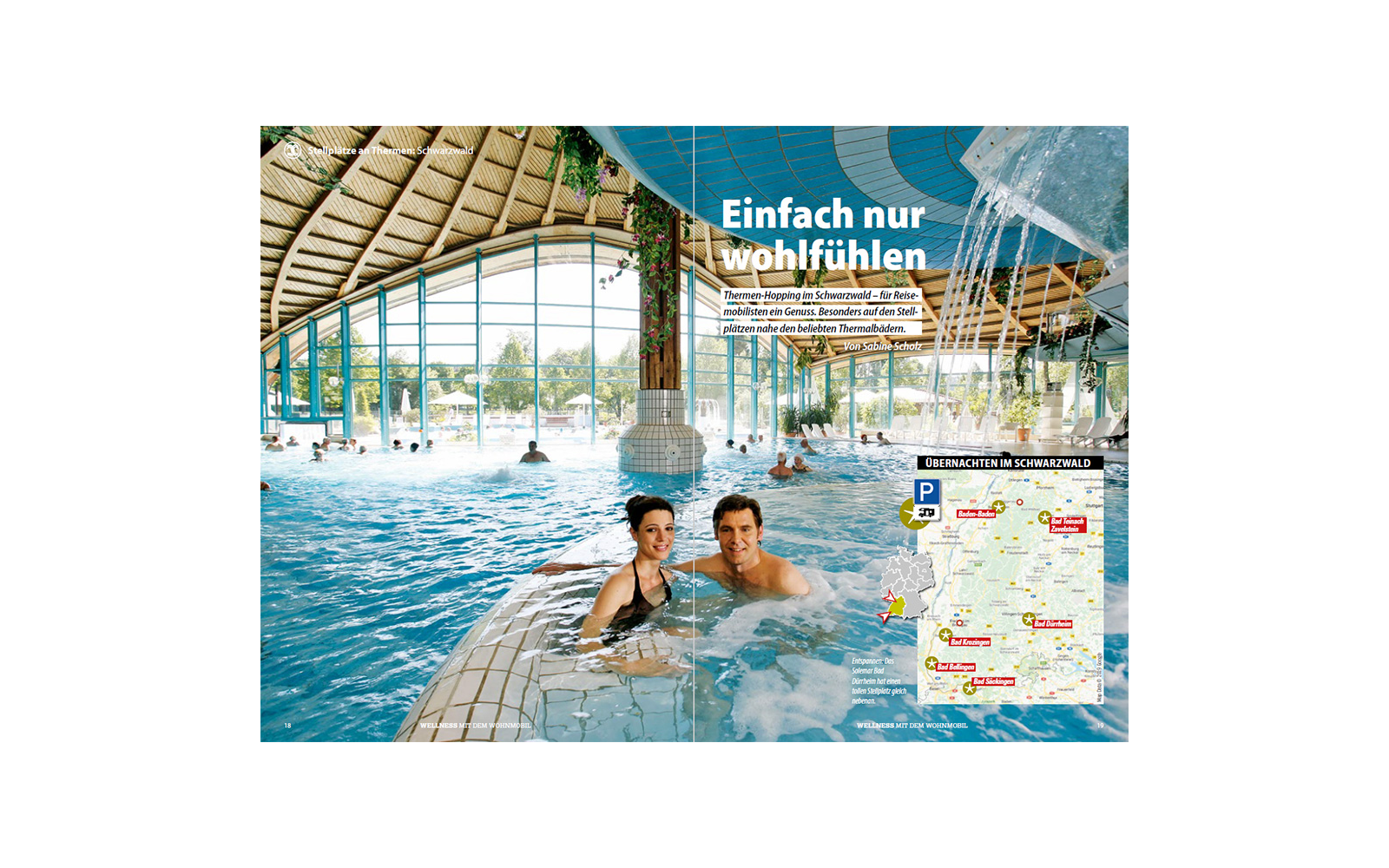 Product afbeelding Reisemobil Stellplatzf&uuml;hrer Sch&ouml;nste Thermen Wellness mit dem Wohnmobil 1