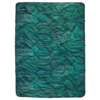 Stellar Blanket Couverture de camping 191 x 142 x 2,5 cm Green Wave Print