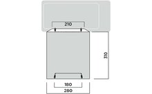 Easy Camp Utne koepel bustent 180 - 205 cm