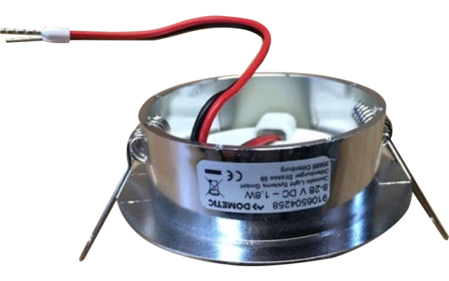 Dometic LED-Einbauspot Chrom Sven mit Näherungsschalter