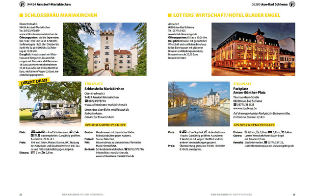 Product afbeelding Reisemobil Stellplatzf&uuml;hrer Urige Brauereien Bier-Erlebnis mit dem Wohnmobil 1